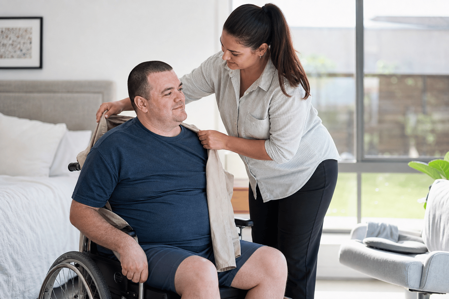 Respectful in-home daily living support